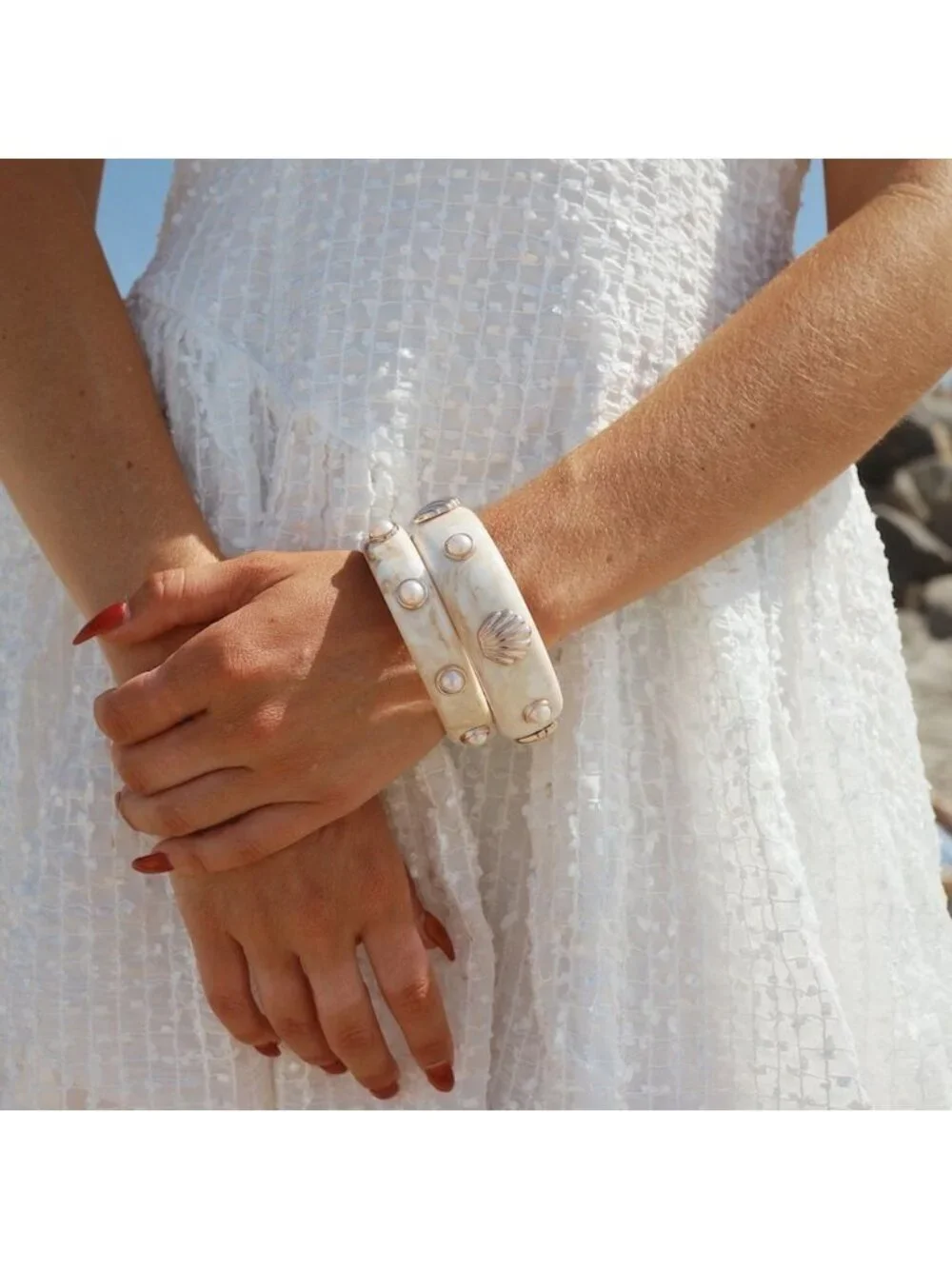 Boho pearl Bracelet Q149